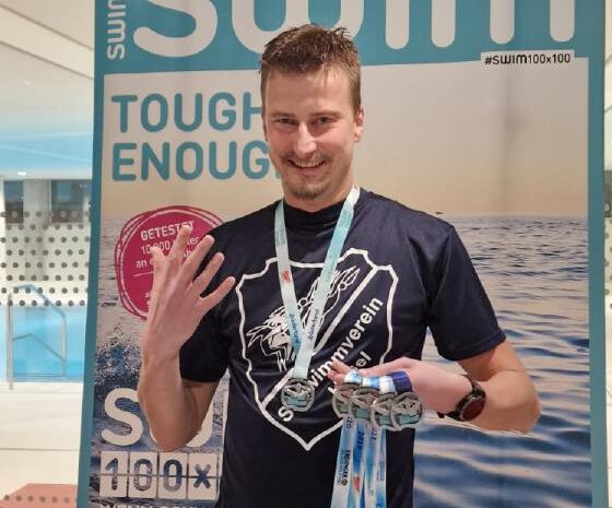 Sascha beim Swim 100 x 100 in Hamburg