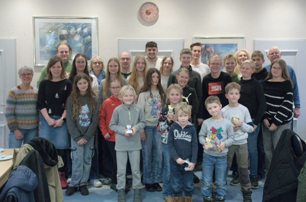 Siegerehrung der Vereinsmeisterschaften am 14.12.2025